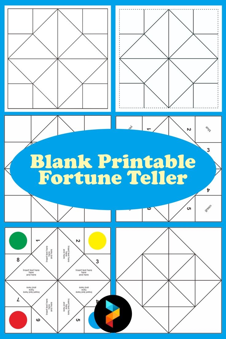 Free Printable Blank Chatterbox