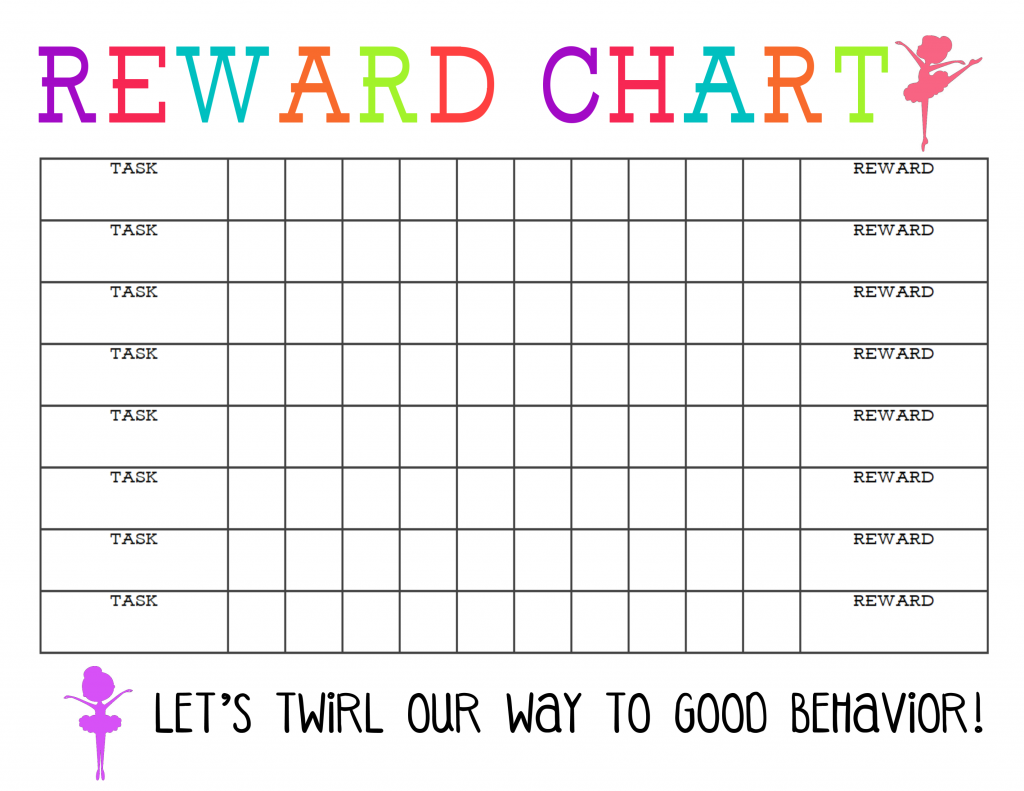 Blank Reward Chart Printable