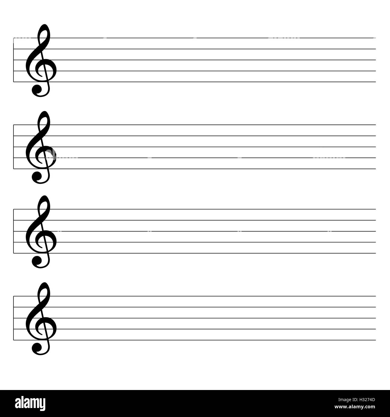 Printable Blank Sheet Music Violin