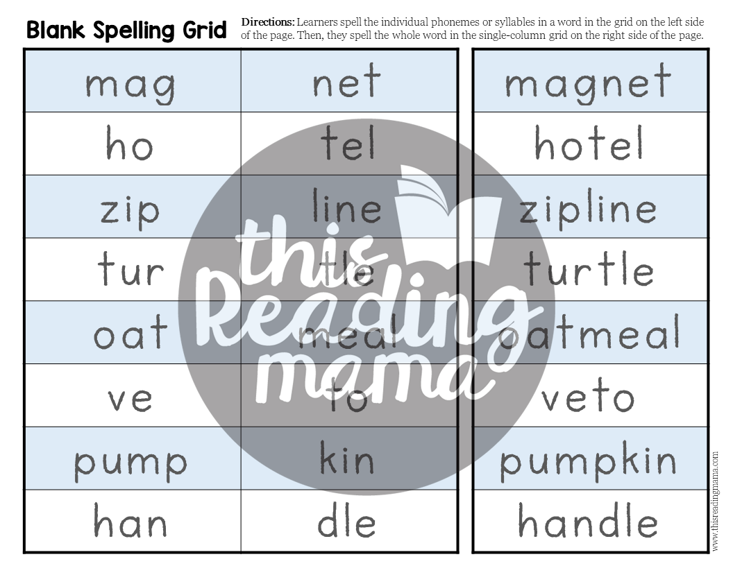 Printable Blank Morpheme Web