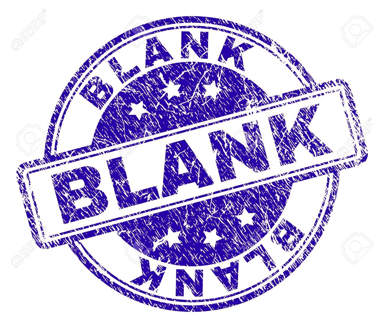 BLANK Stamp Seal Imprint With Grunge Texture Designed With 
