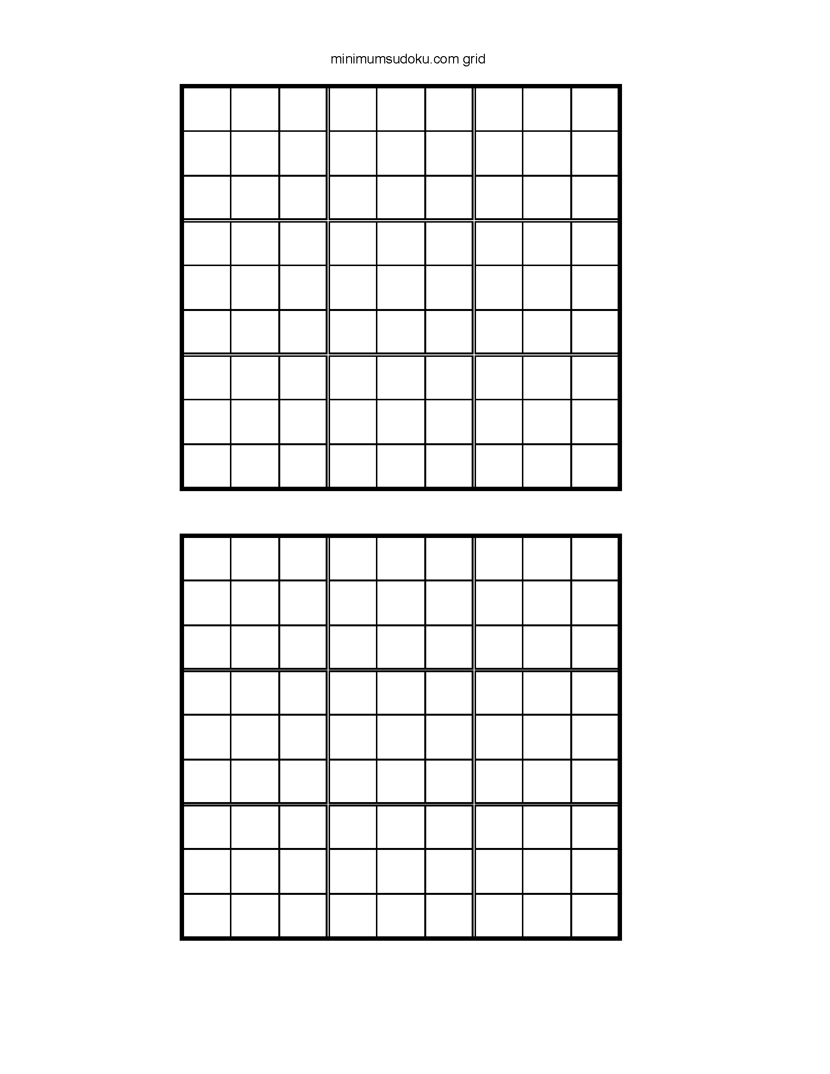 Printable Sudoku Blank 4