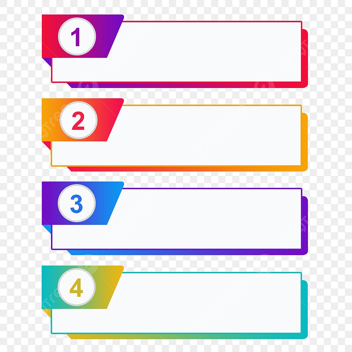 Printable Colorful Blank Tags
