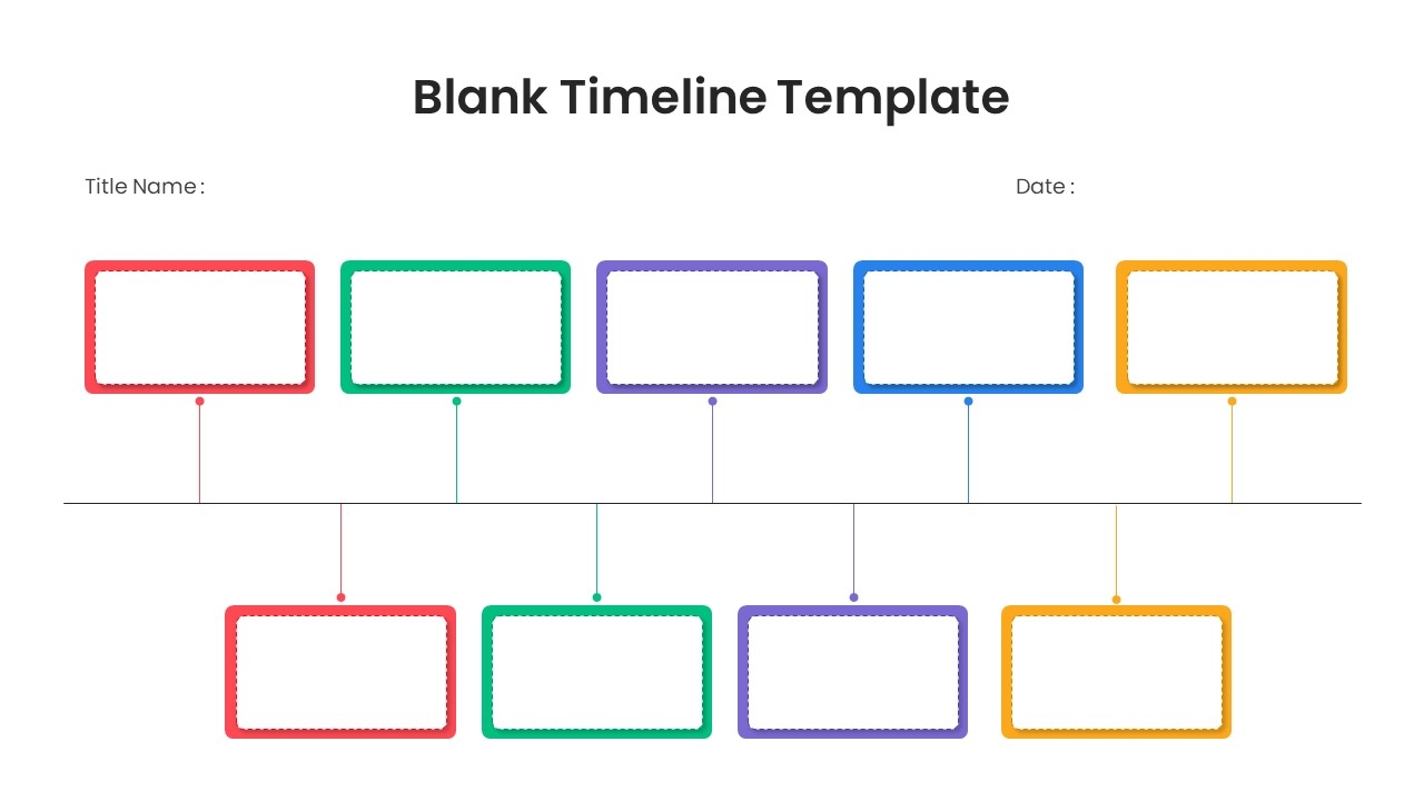 Free Blank Timeline Template Printable