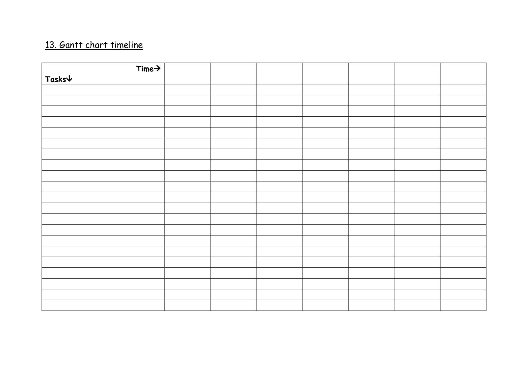 Printable Blank Charts Free