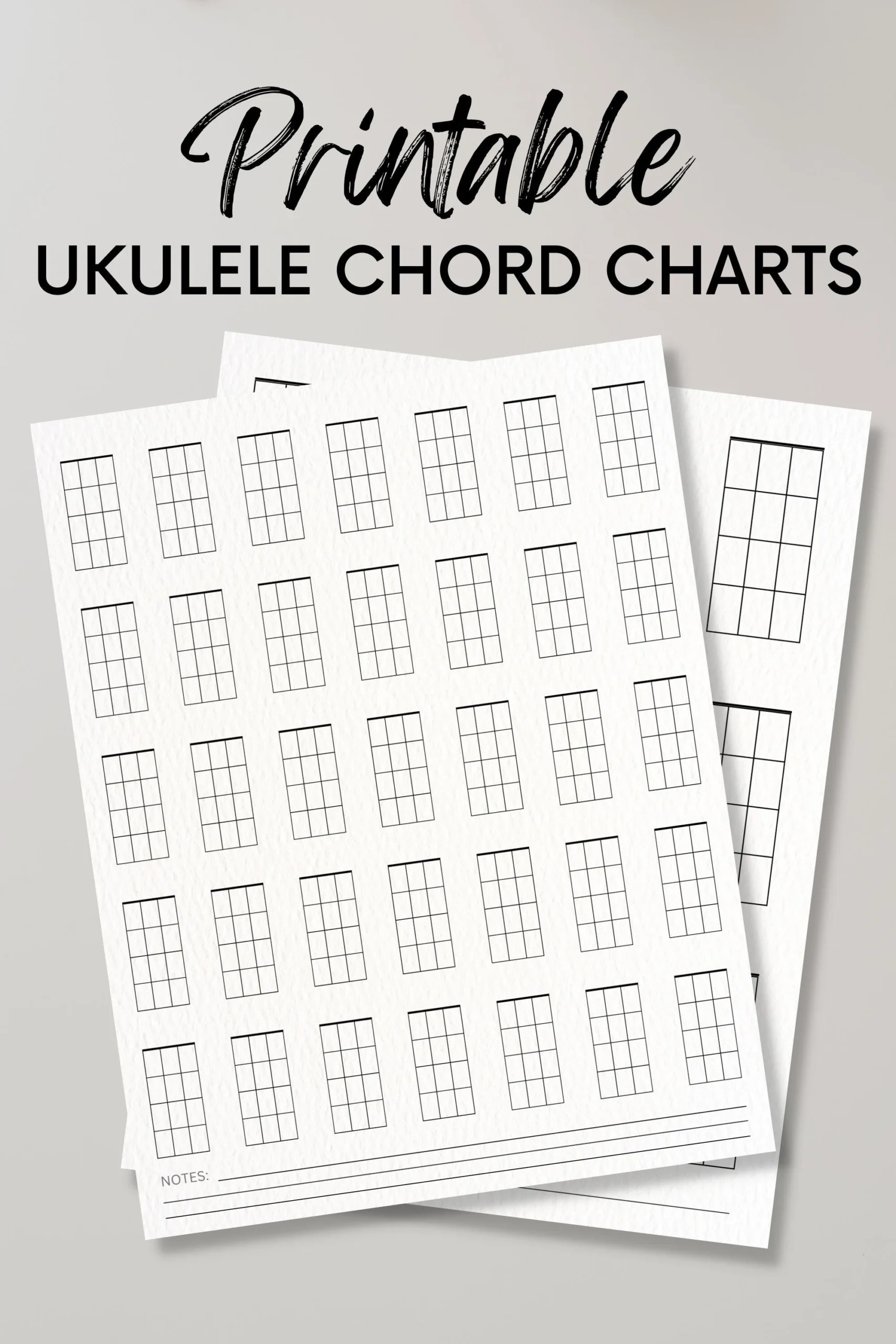 Blank Chord Chart Printable Ukulele