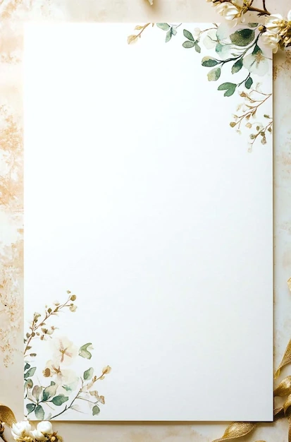 Blank Wedding Invitation Images Free Download On Freepik