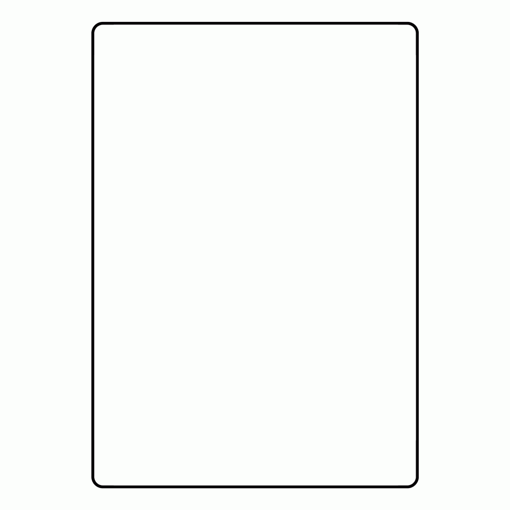 Blank Write On Sign Facilities Vertical Sign White 6 Sizes