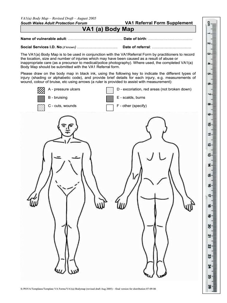 Body Map Template Printable Fill Out amp Sign Online DocHub