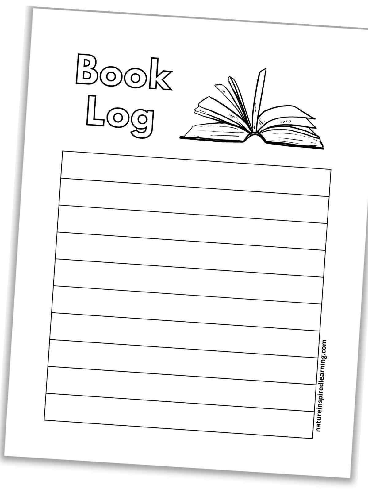 Book And Reading Logs Nature Inspired Learning
