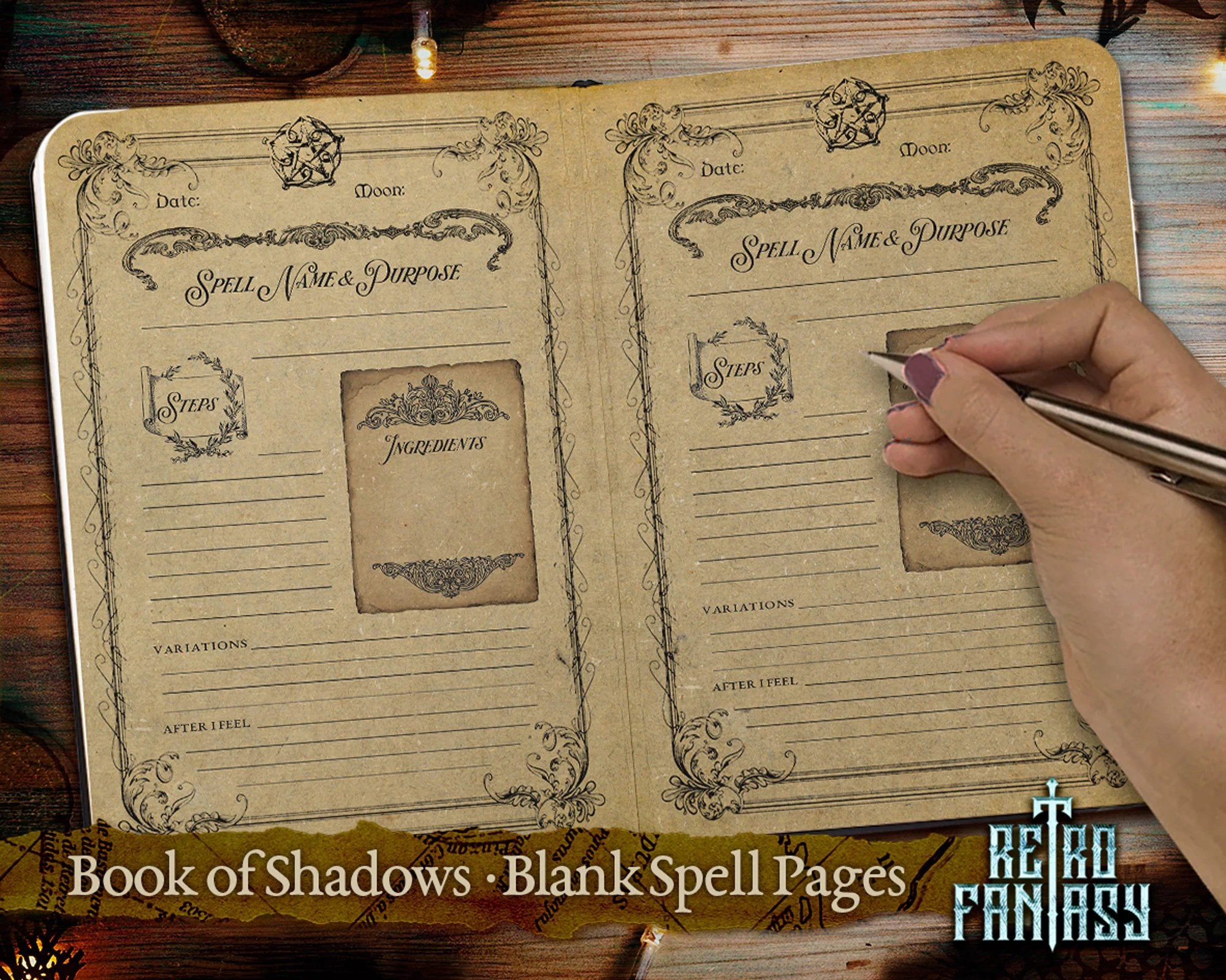 Printable Blank Pages Wicca