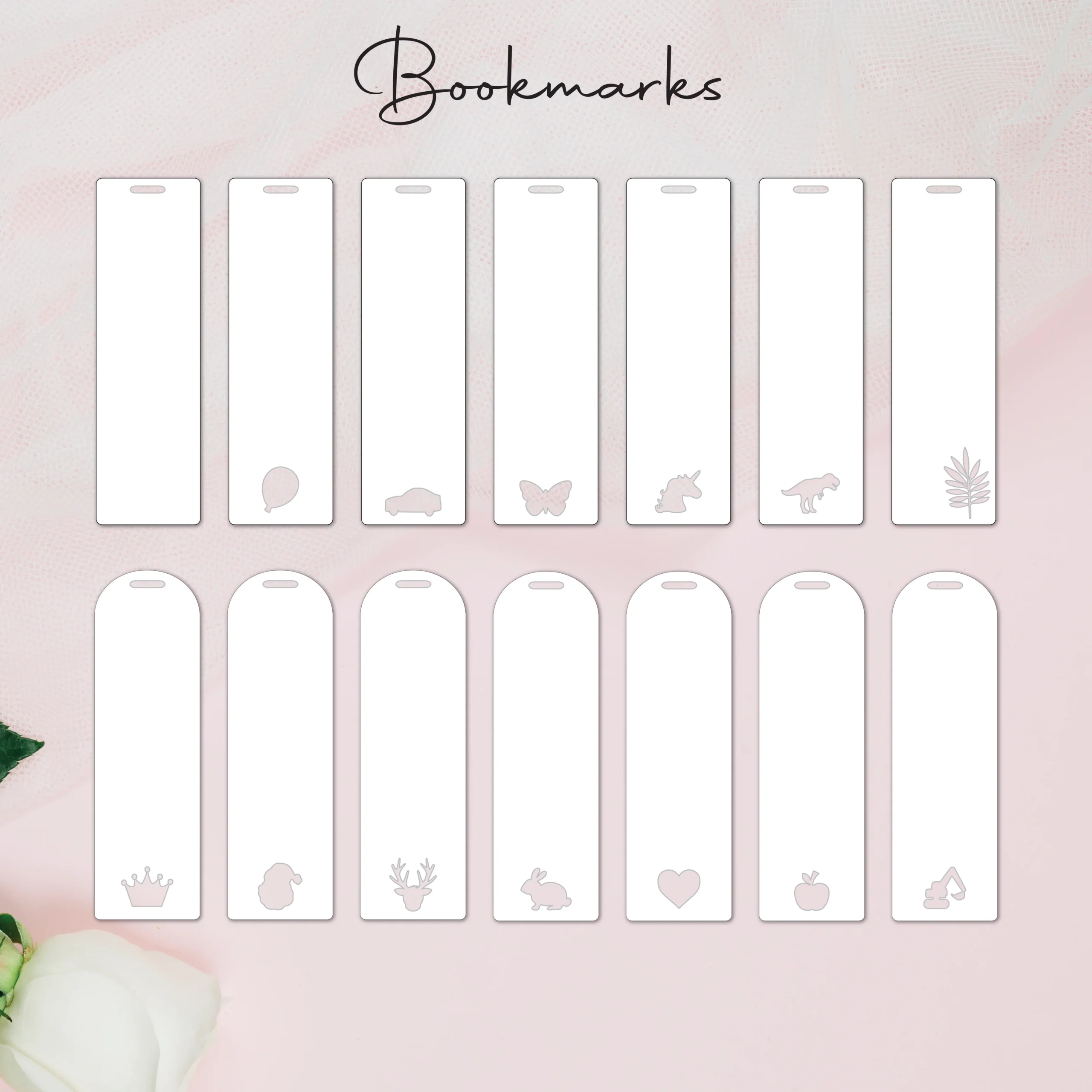 Bulk Blank Printable Bookmarks