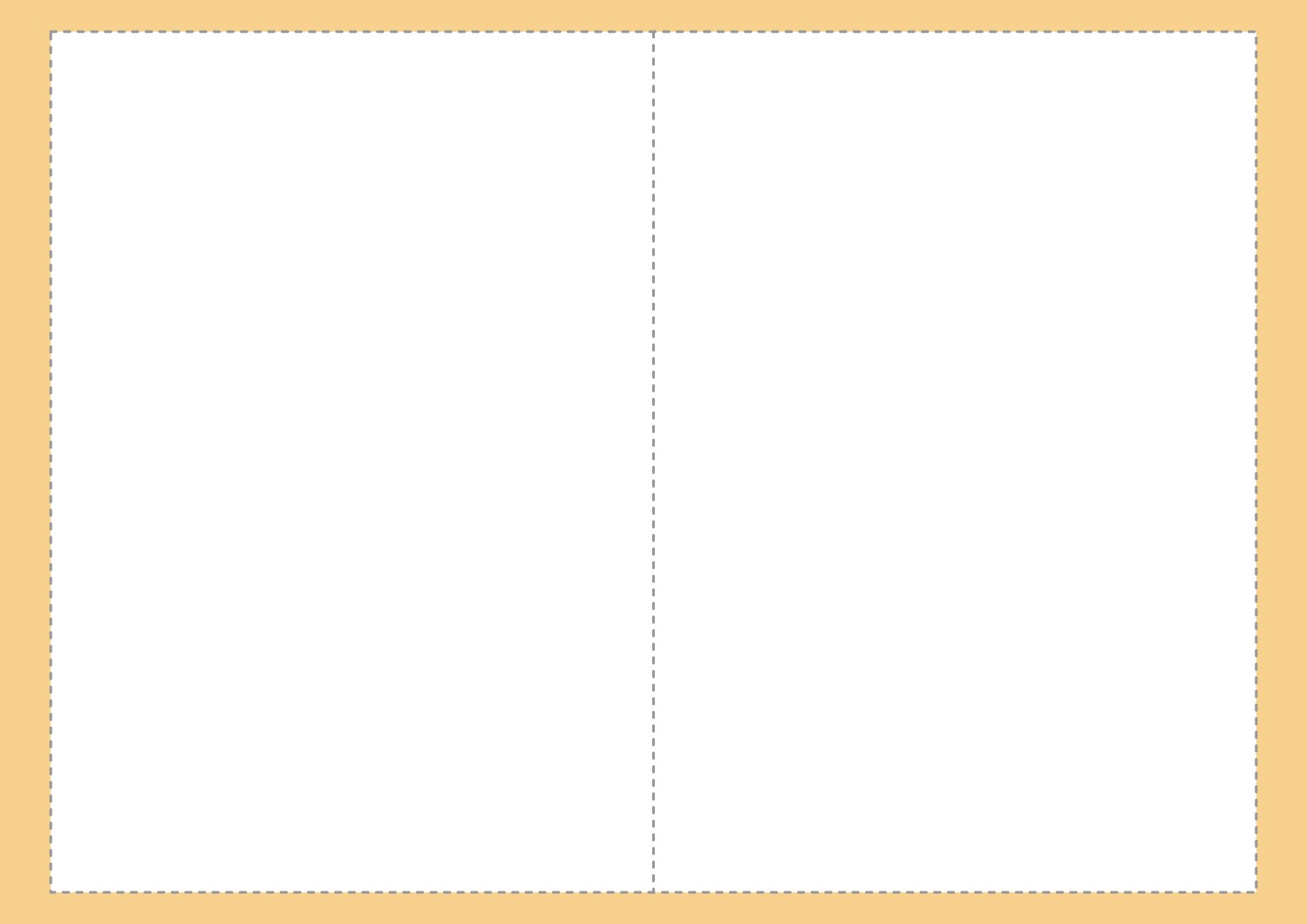 Blank Printable 5x7 Greeting Cards