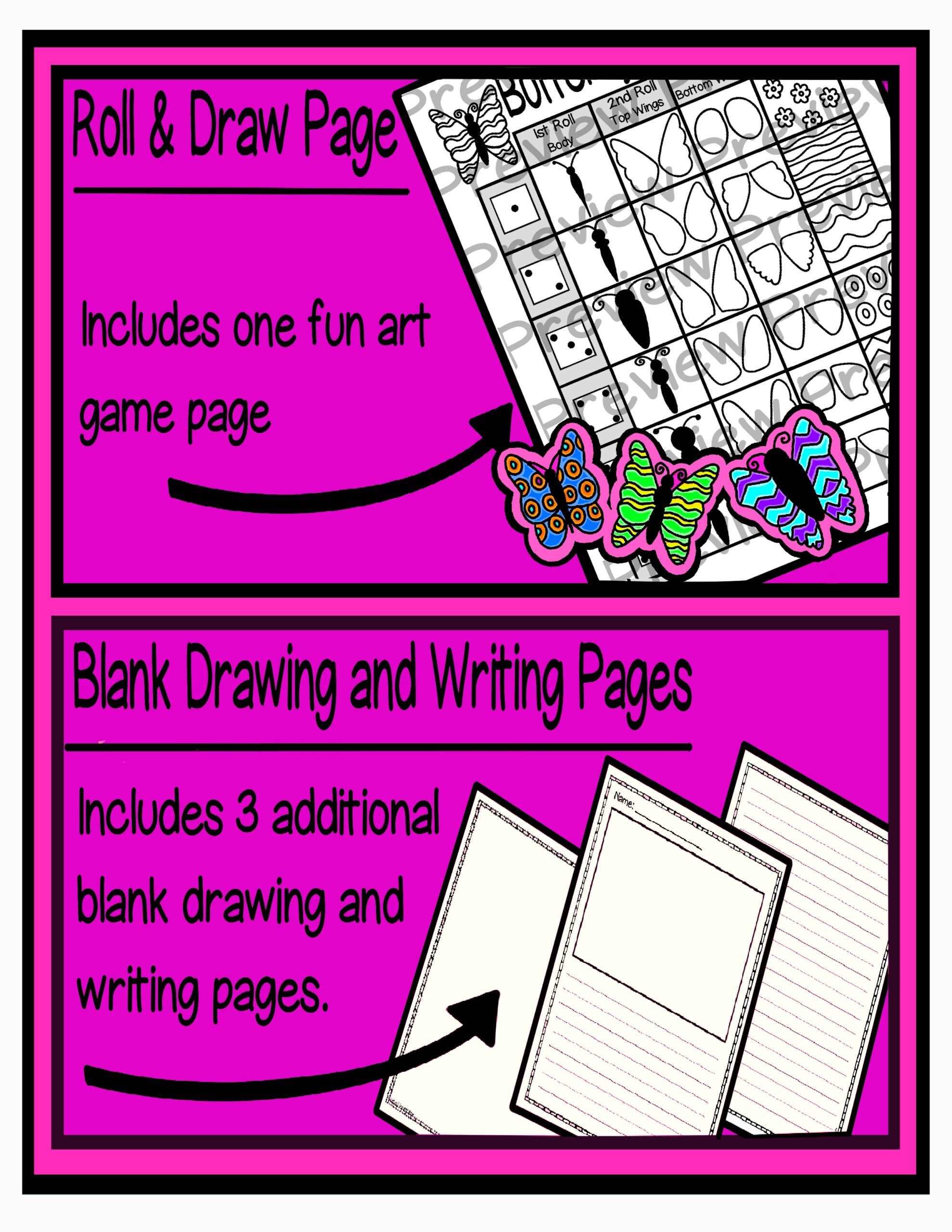 Blank Roll And Draw Printable