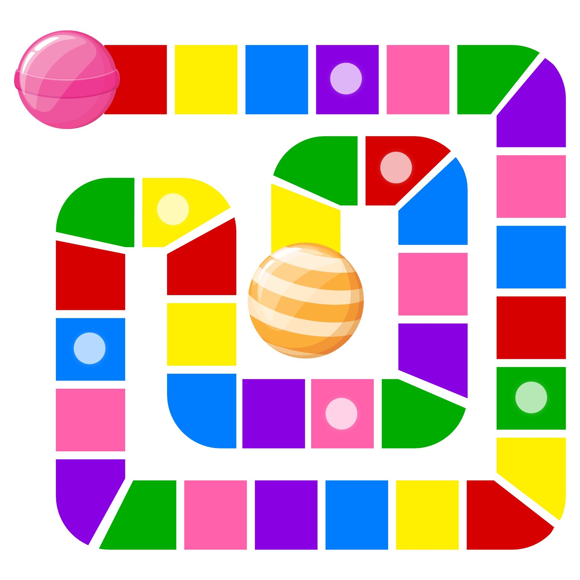 Candy Land Blank Printable