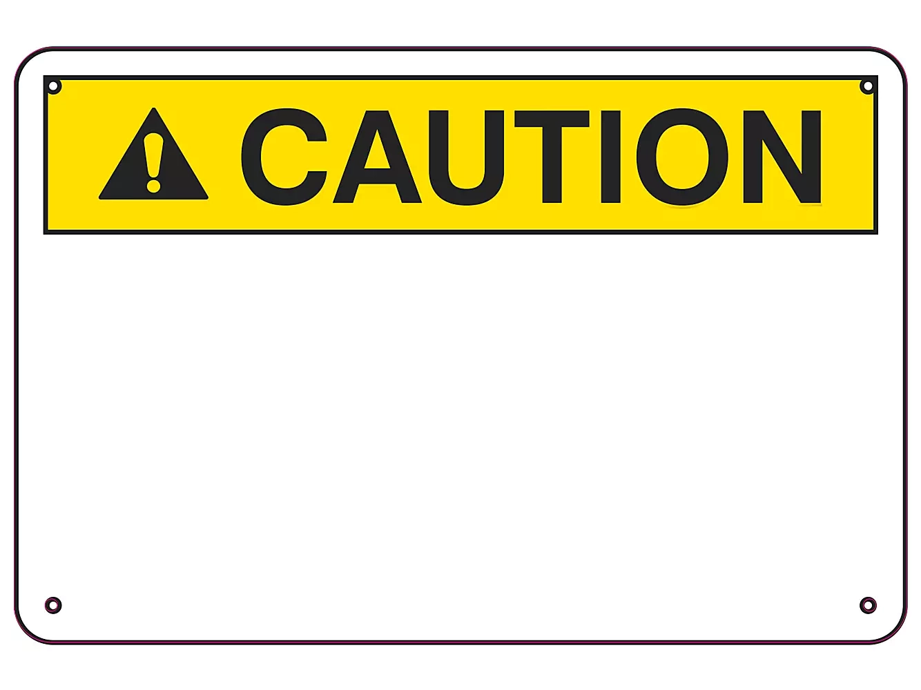 Blank Printable Signs