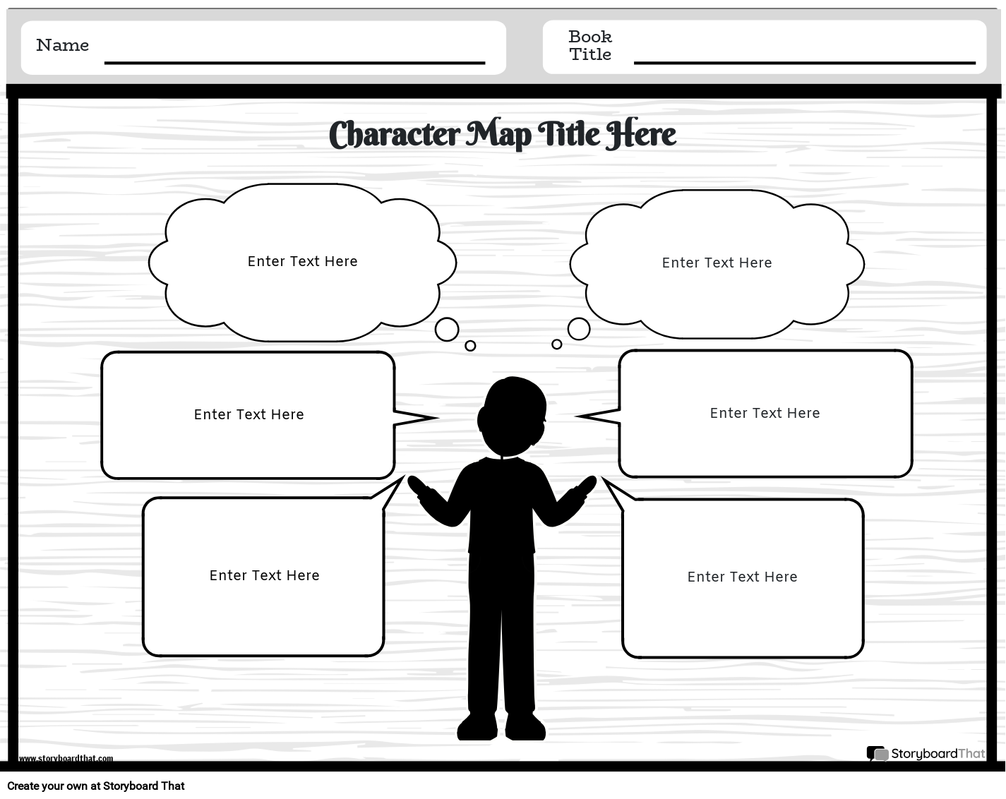 Character Map Worksheets By Storyboard That