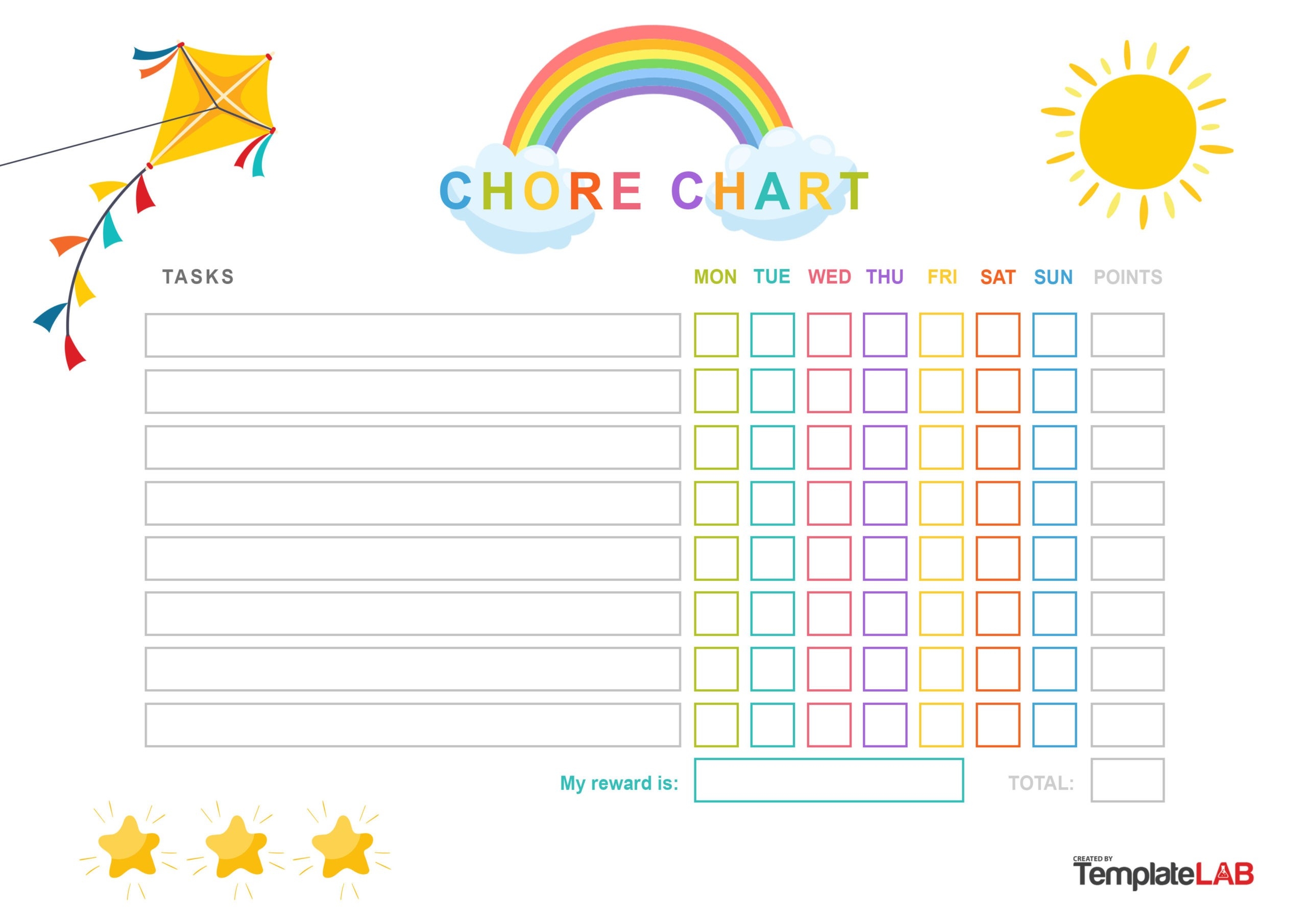 Chores Chart For Kids Free Editable Printable Chore Charts With 