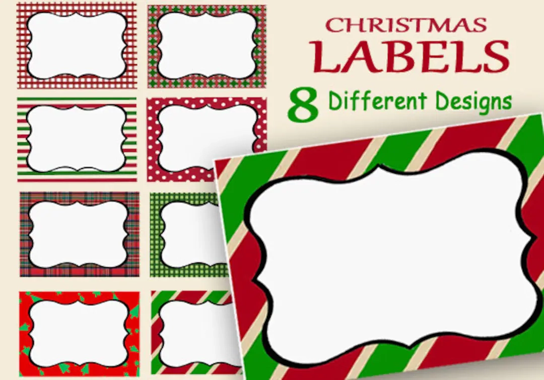 Blank Christmas Tags Printable