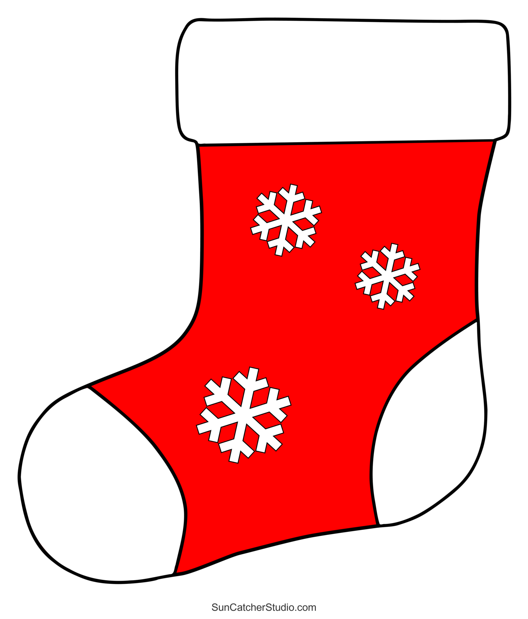 Christmas Stocking Patterns Printable Stencils amp Templates 