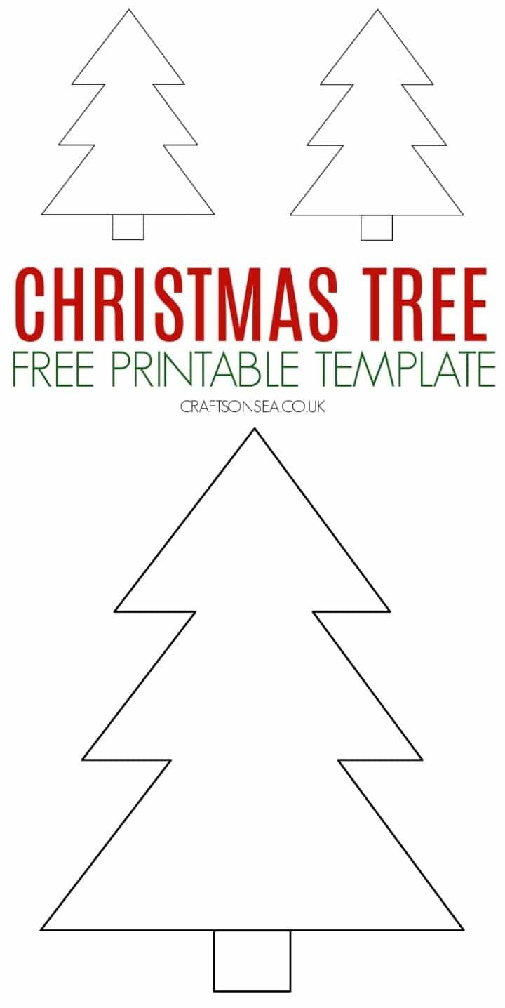 Blank Christmas Tree Printable