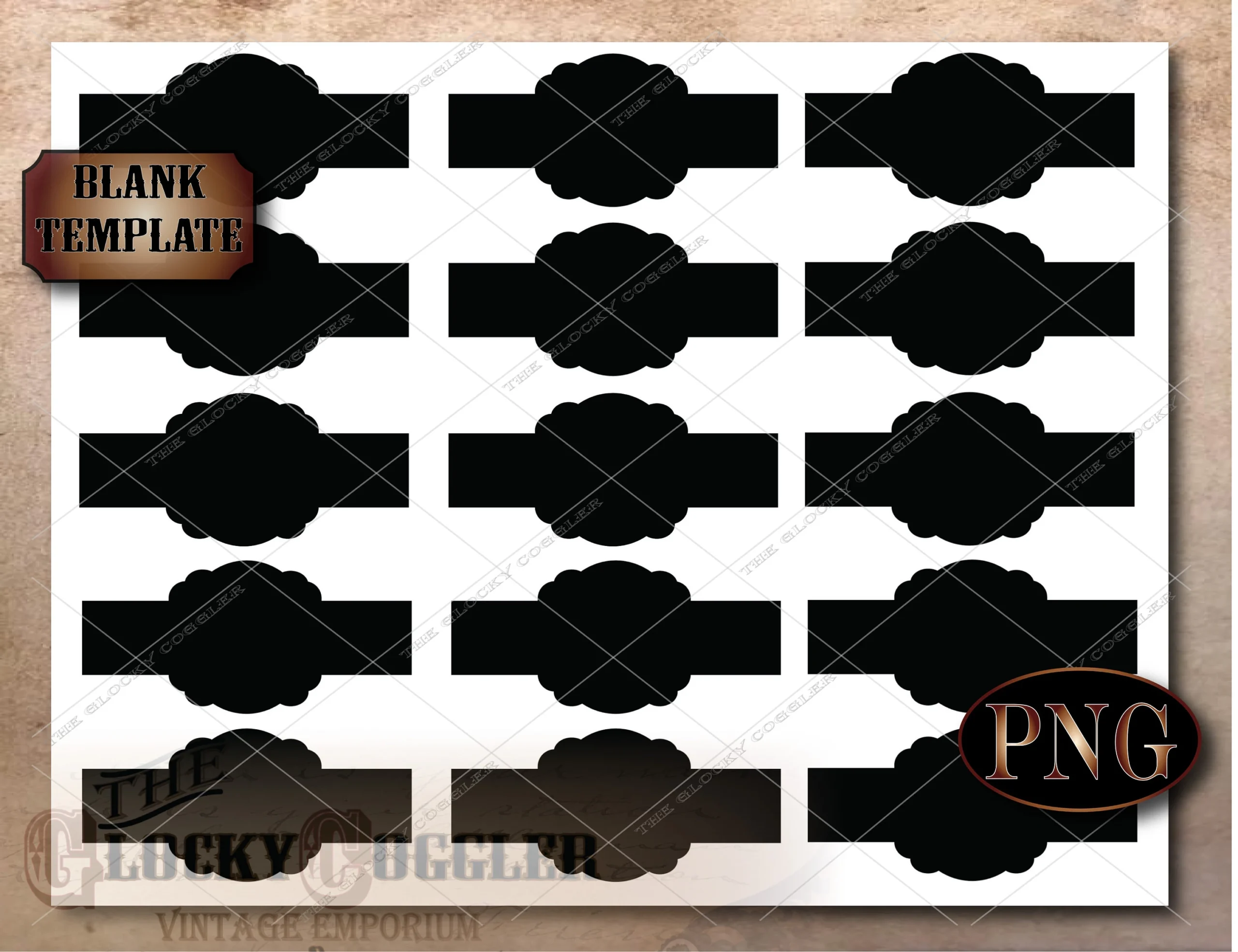 Blank Cigar Bands Free Printable