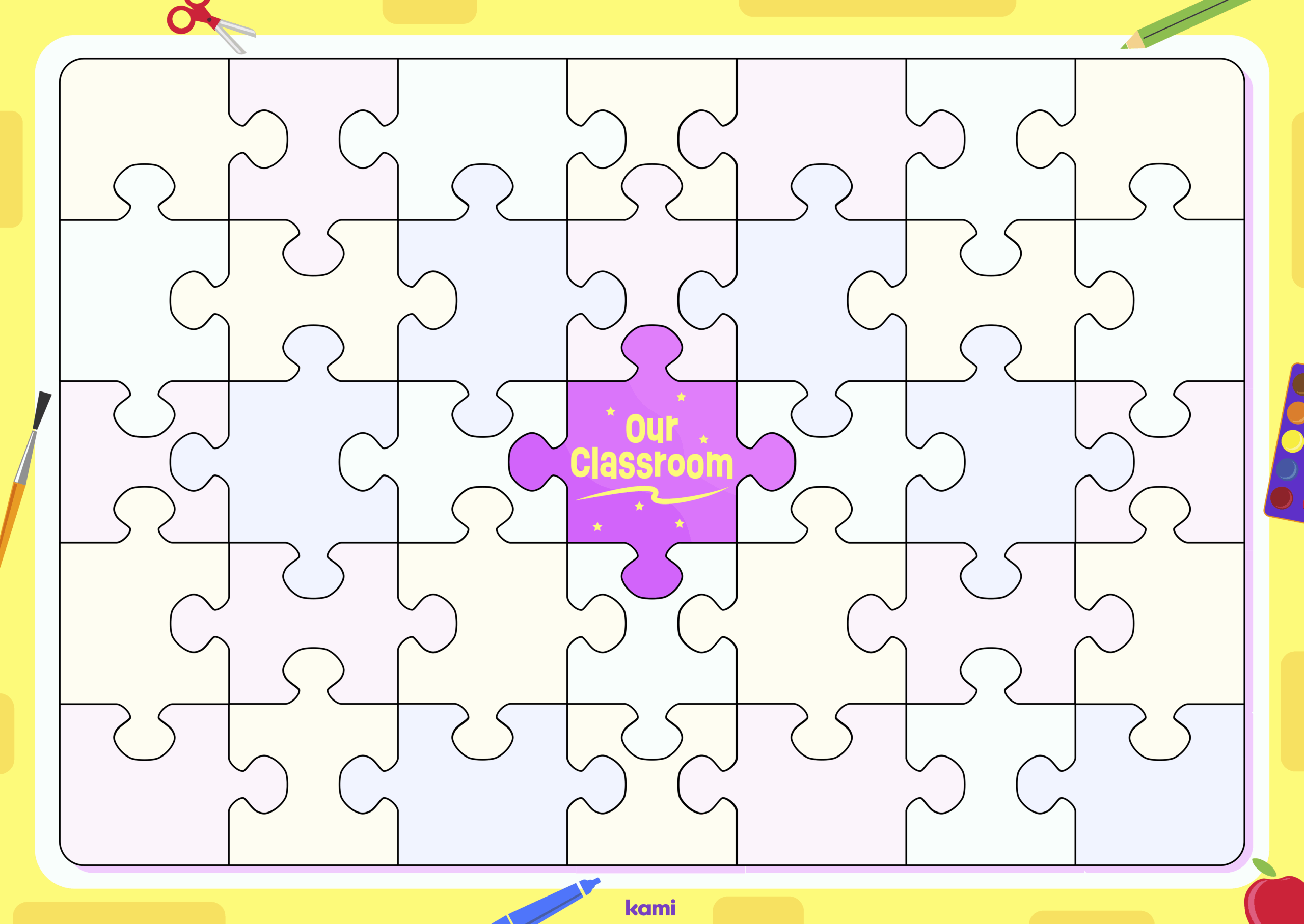 Classroom Jigsaw Puzzle 34 Pieces For Teachers Perfect For 