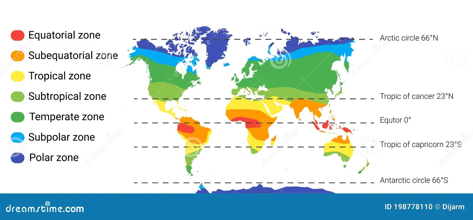 Blank Printable Climate Zone Map