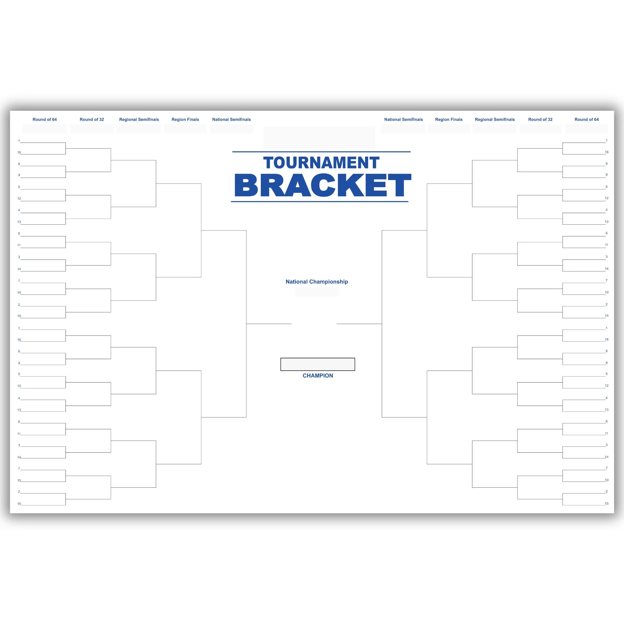 Ncaa Bracket Blank Printable Teamrankings