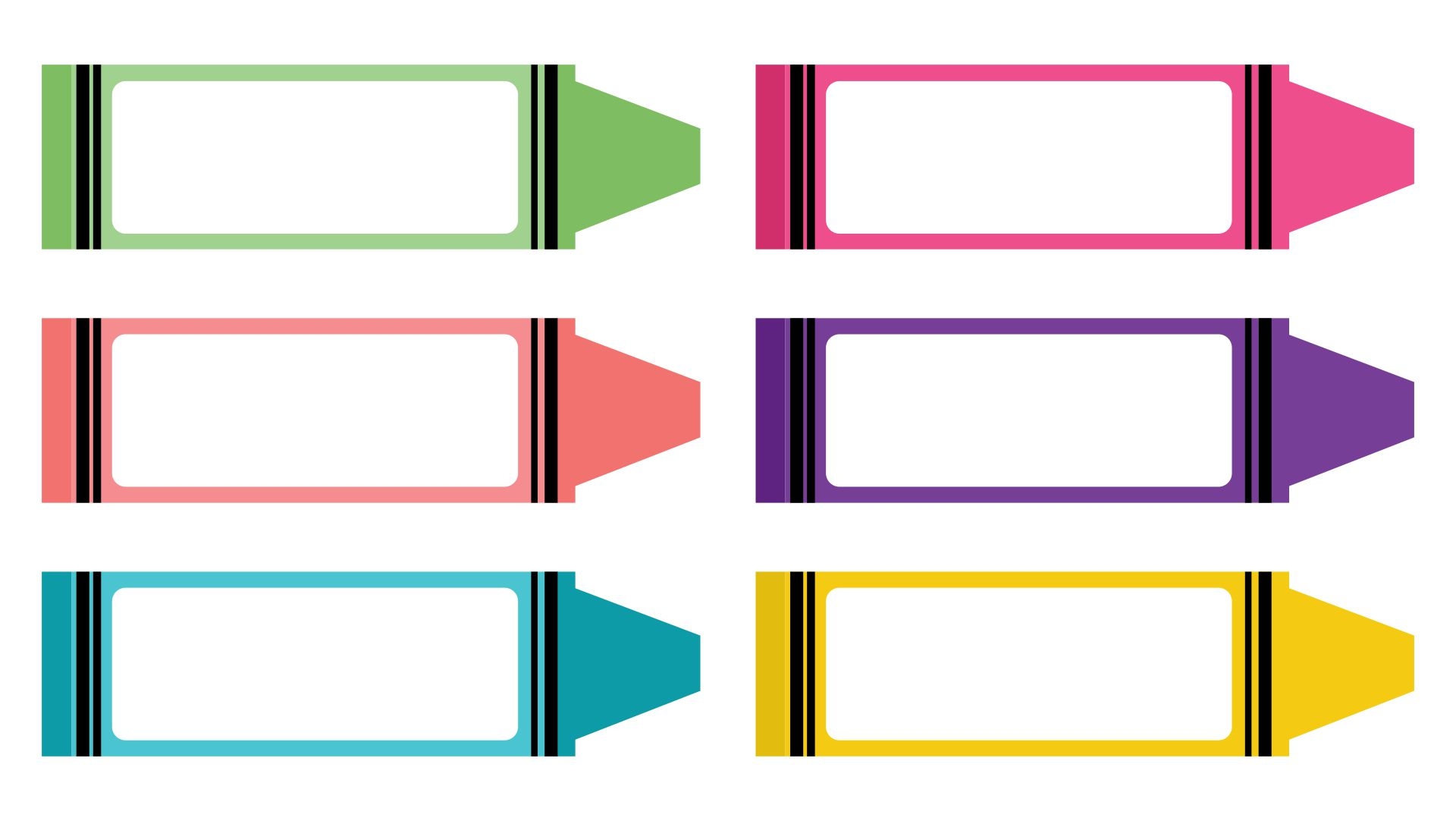 Colorful Name Tags Free Printable
