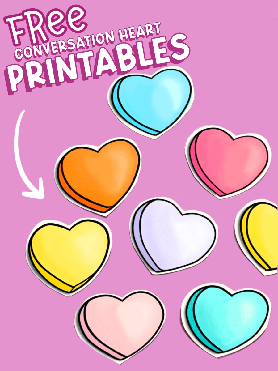 Blank Conversation Heart Printable