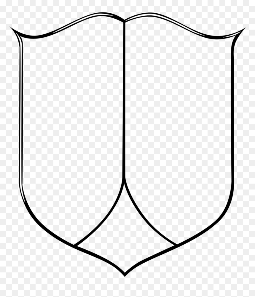 Printable Crest Outline Blank