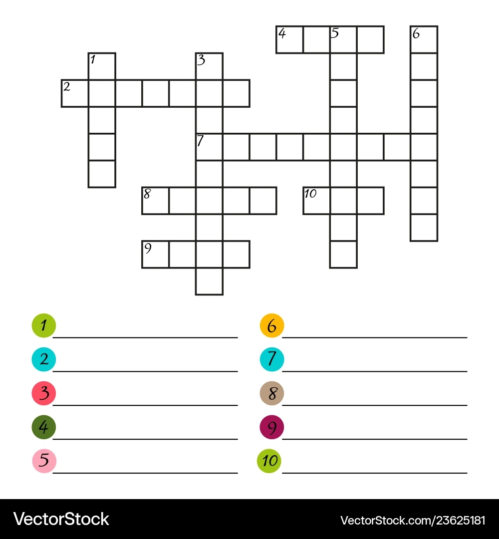 Printable Blank Crossword Puzzle