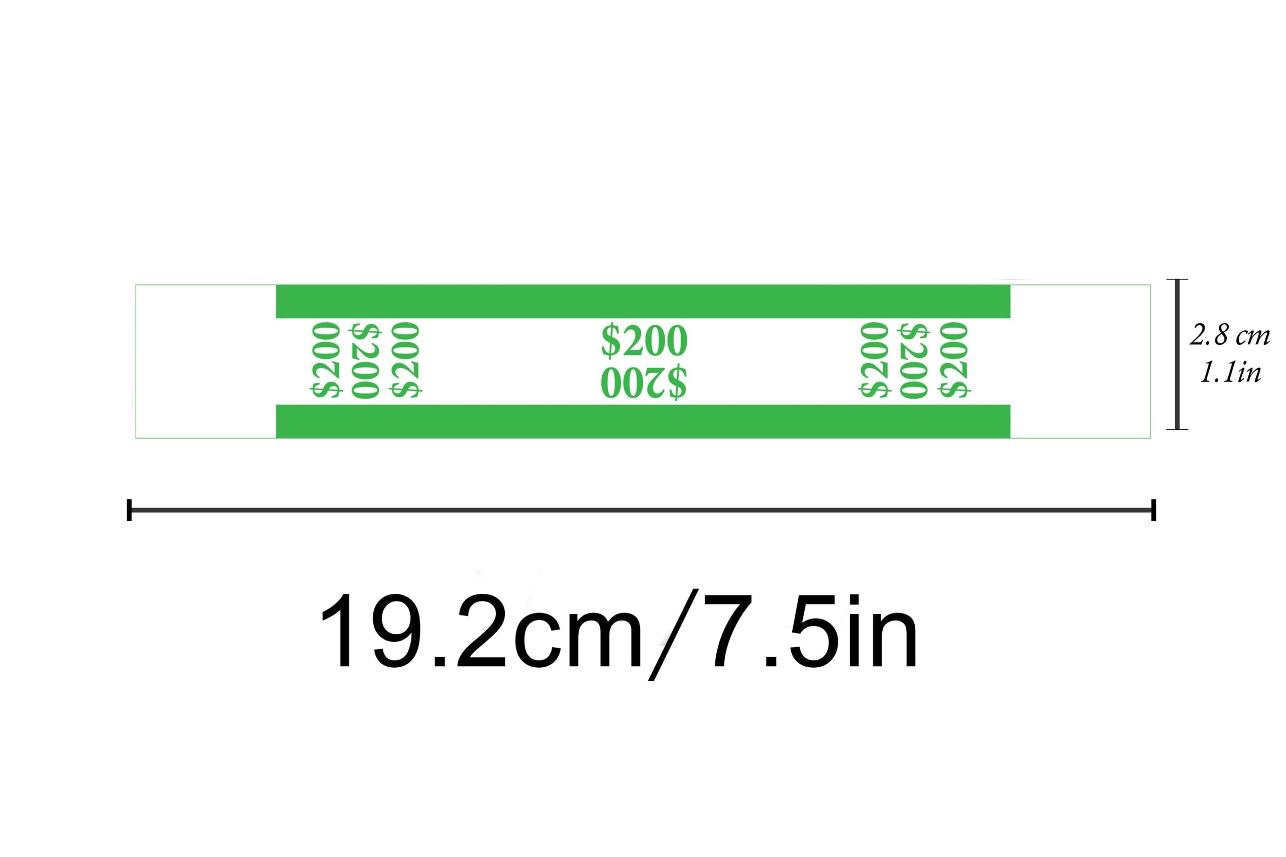 Printable Blank Currency Straps