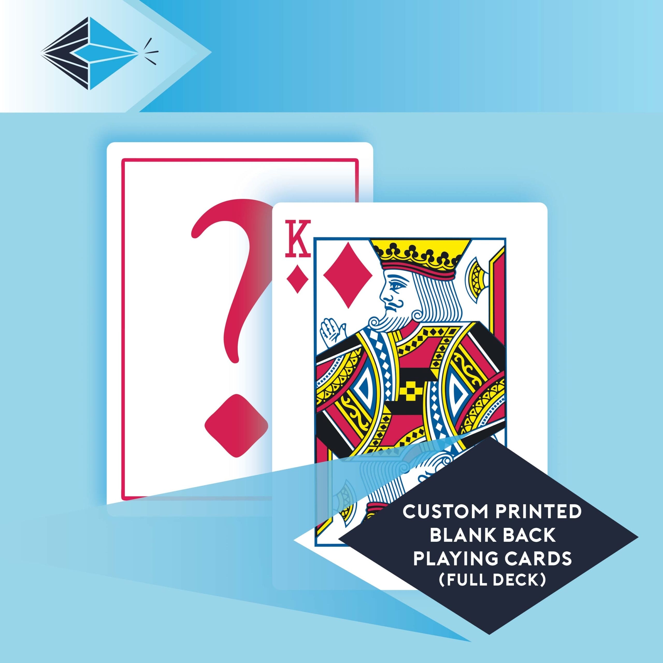 Custom Blank Back Playing Card Printing PrintbyMagic