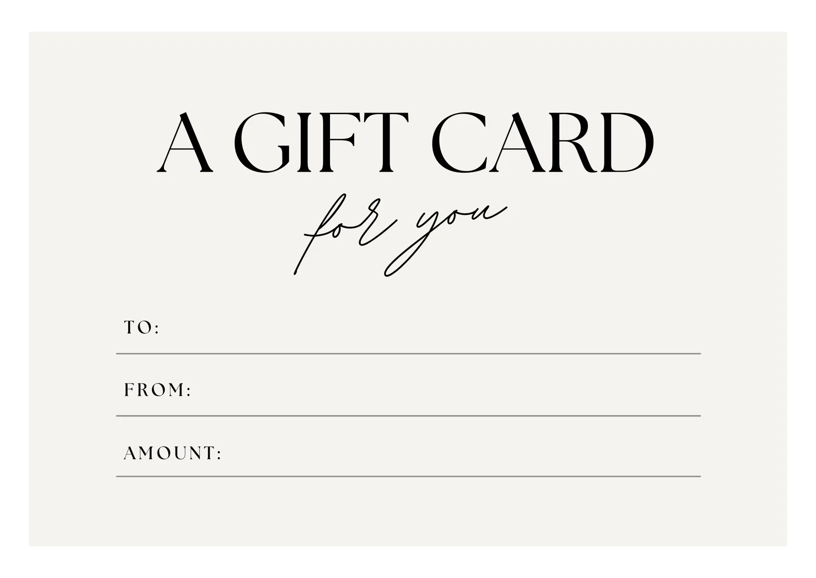 Coupon Printable Blank Large