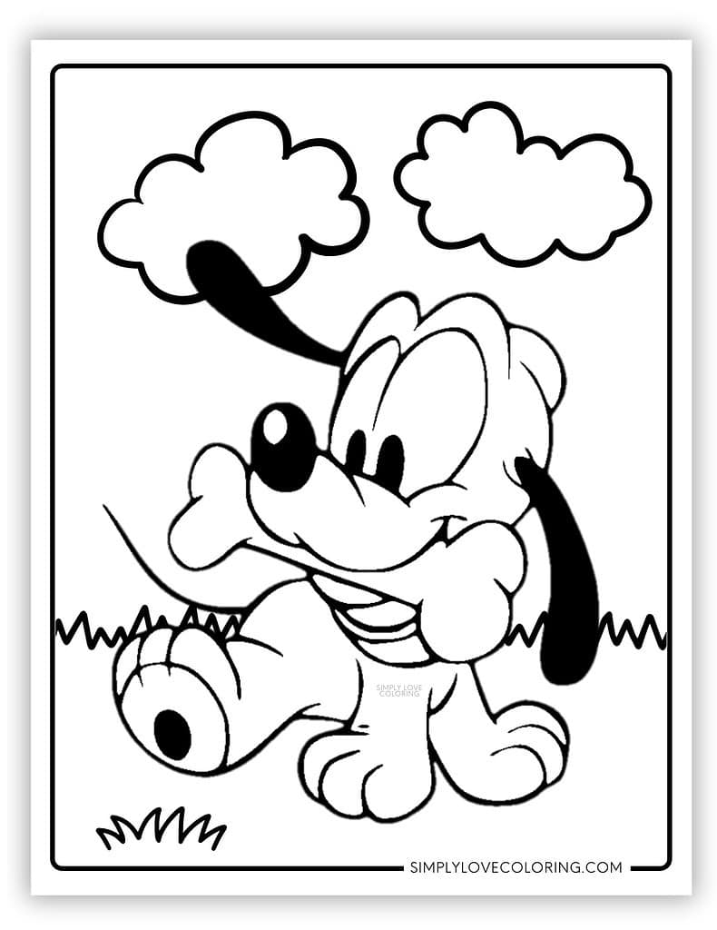 Cute Disney Coloring Pages Free PDF Printables Simply Love 