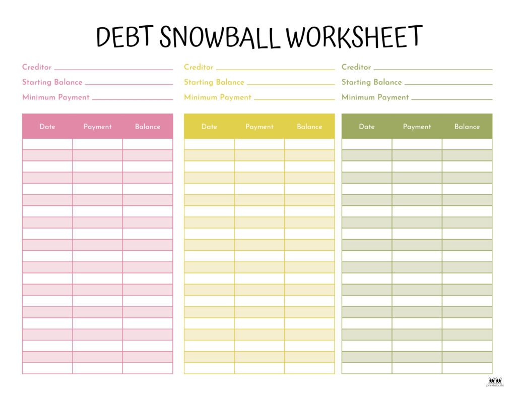 Blank Snowball Printable