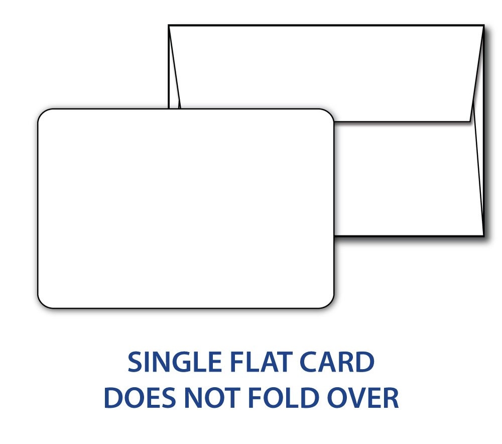 Desktop Publishing Supplies Blank White 4 1 4 X 5 1 2 A2 Size Rounded Edge Flat Cards 100 Cards amp 100 Envelopes Amazon co uk Stationery amp 