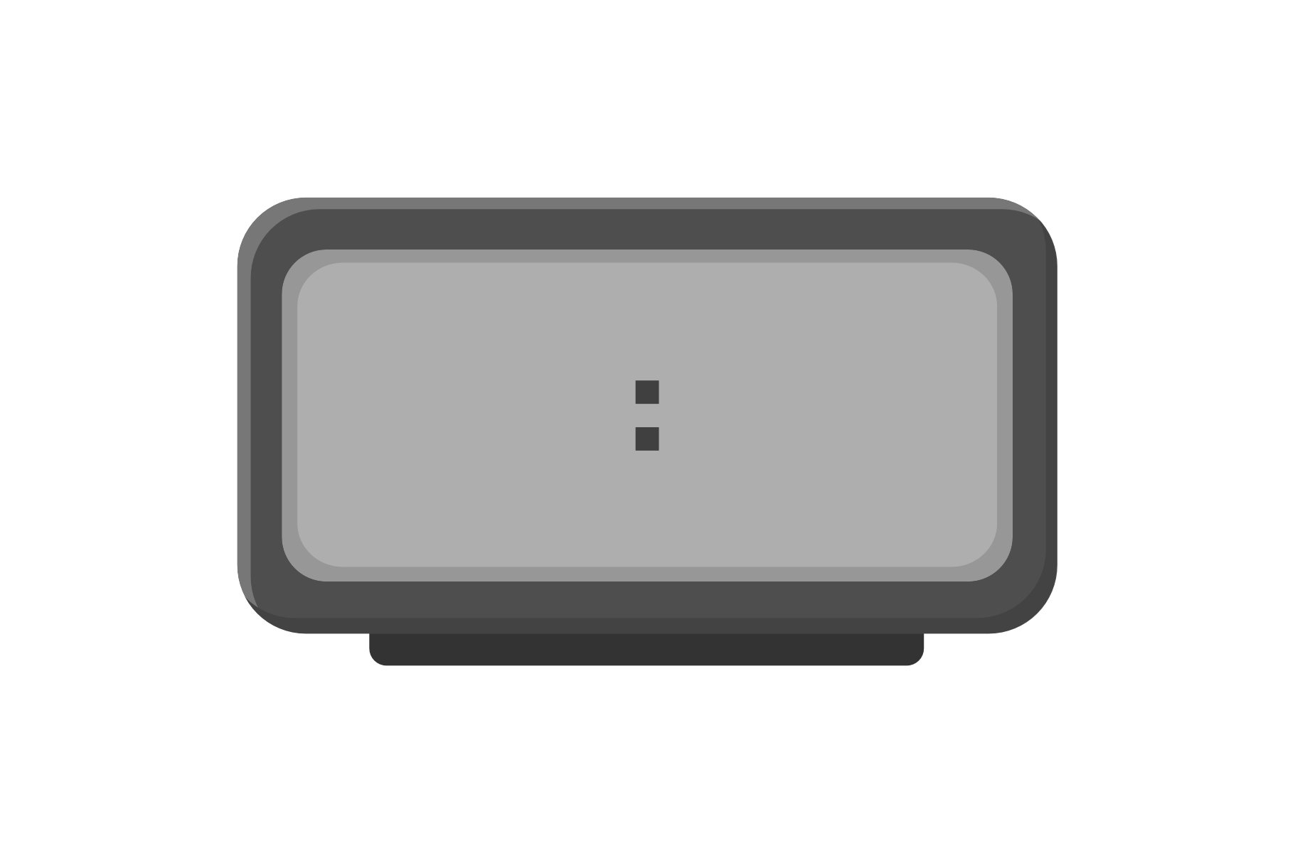 Blank Digital Clock Printable