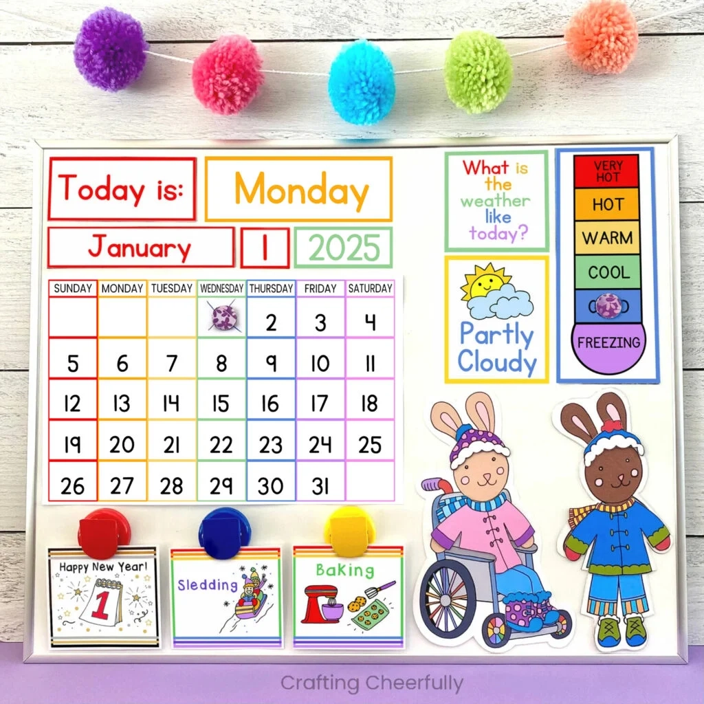 Free Printable Prek Blank Calendar