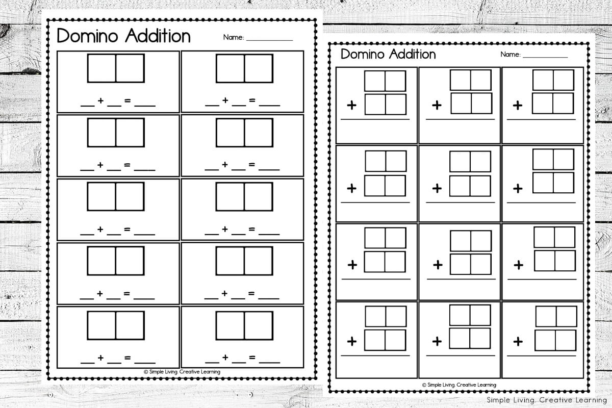Free Blank Domino Printables