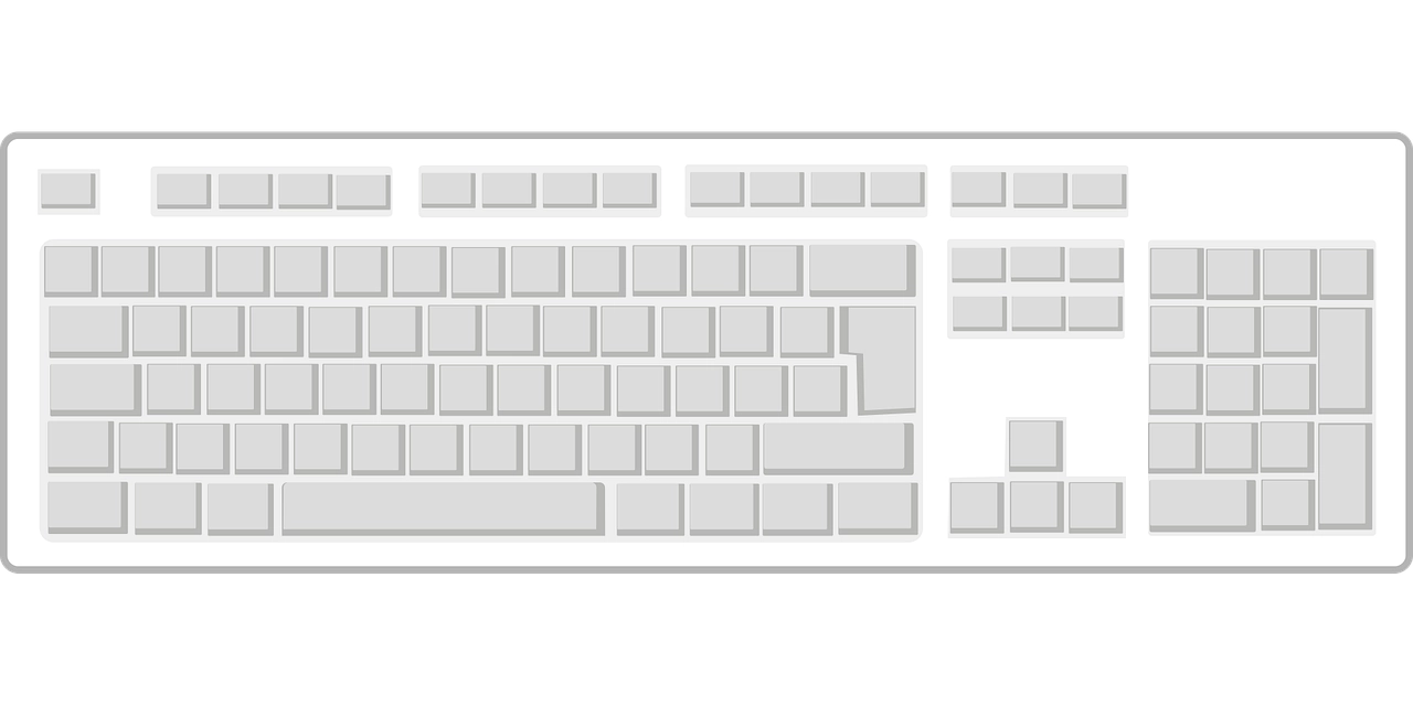 Download Keyboard Blank Computer Royalty Free Vector Graphic 