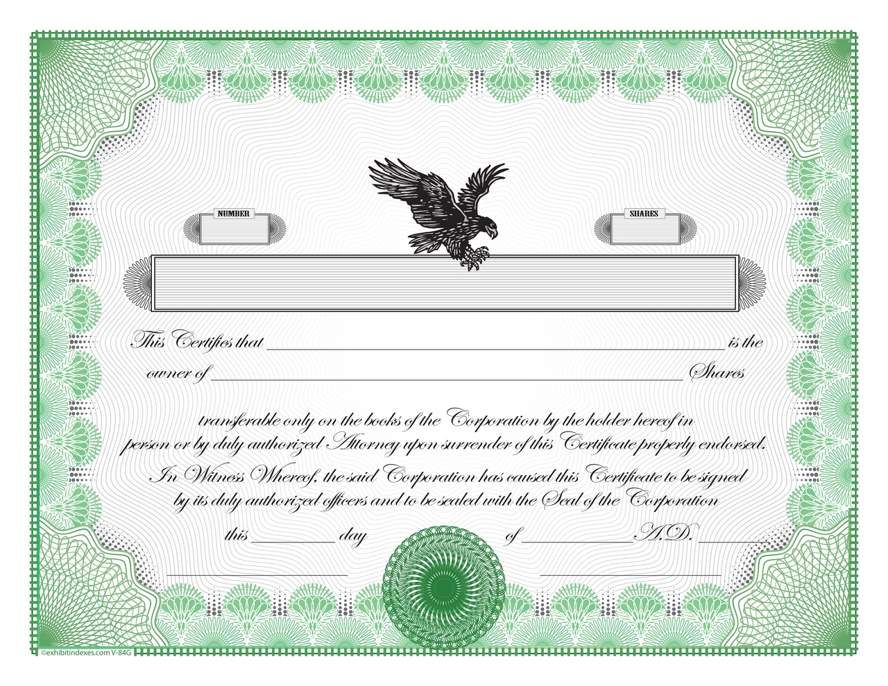 Downloadable Stock Certificates Printable Online Stock Certificates