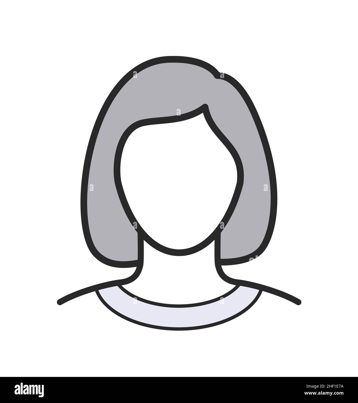 Drawing Head Girl No Face Cut Out Stock Images amp Pictures Alamy
