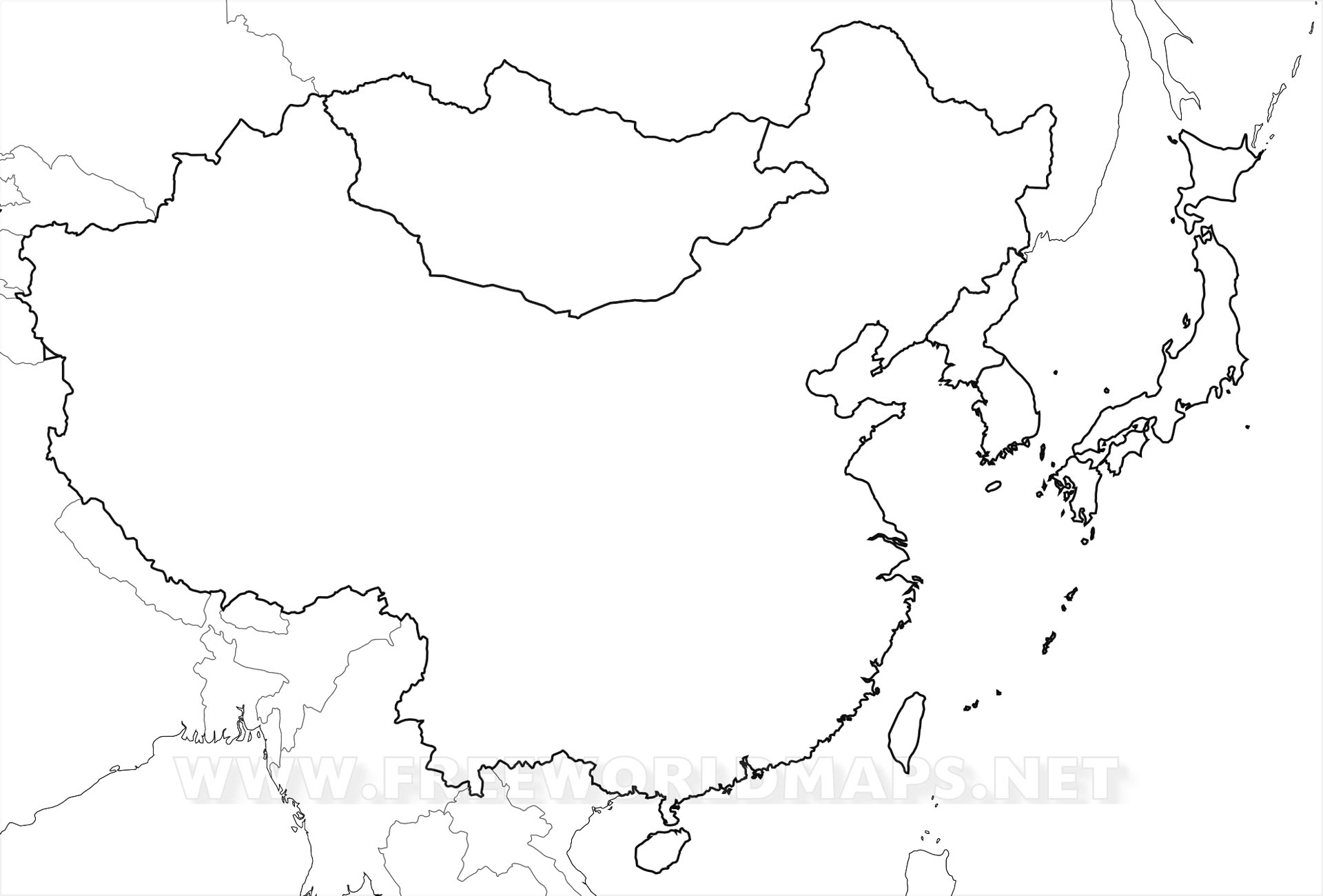 East Asia Maps
