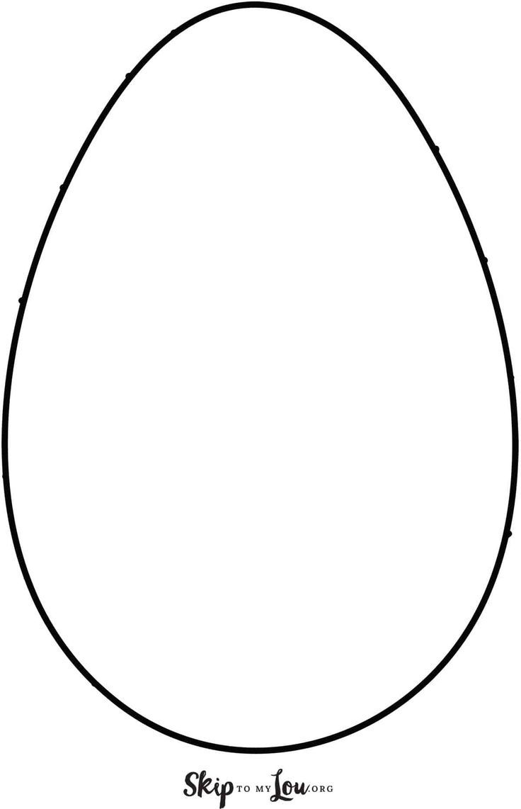 Easter Egg Templates For FUN Easter Crafts