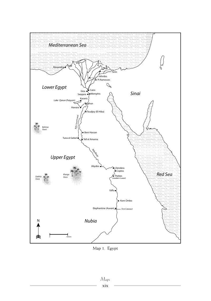 Ancient Egypt Blank Map Printable