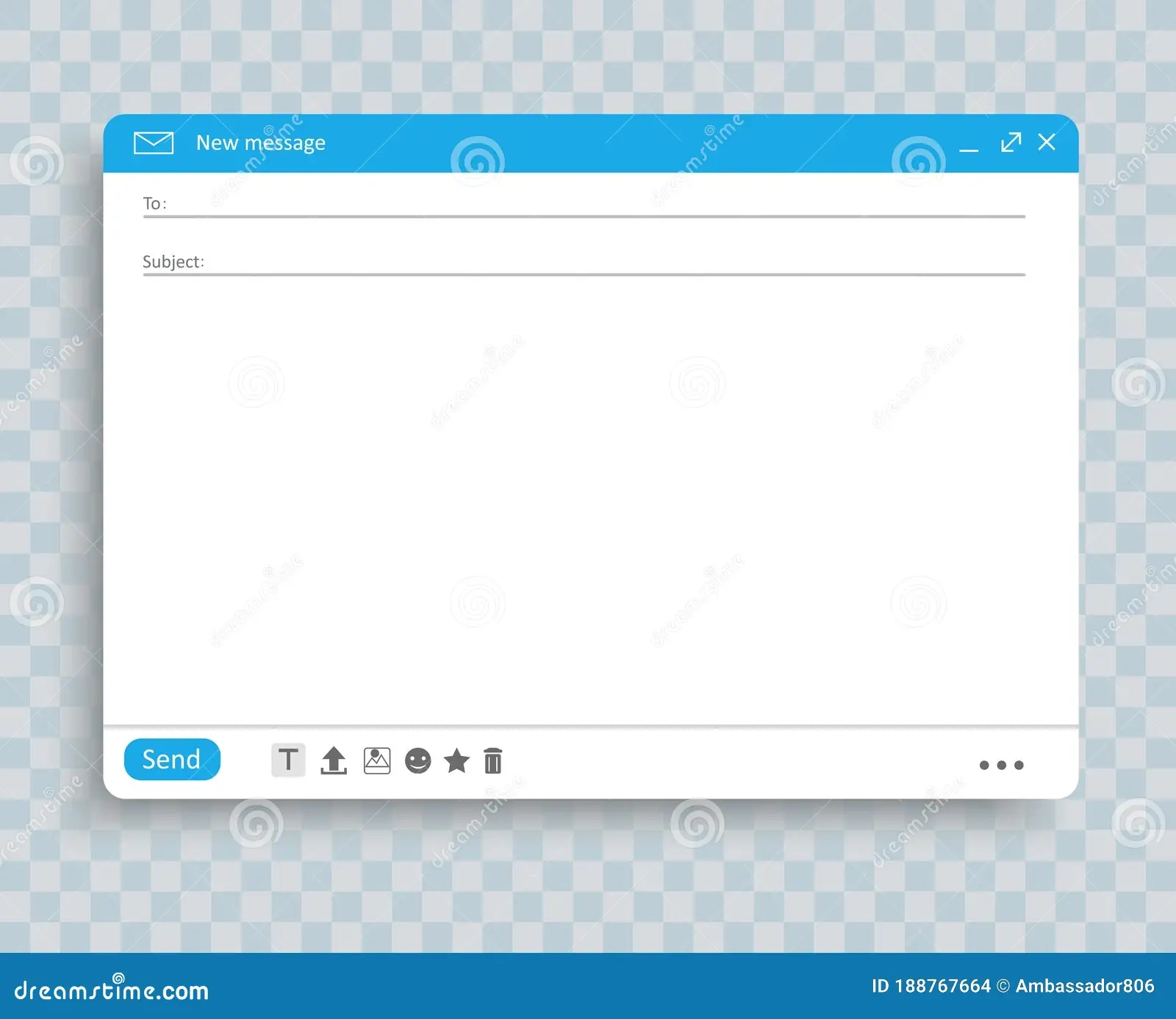Printable Blank Email Page