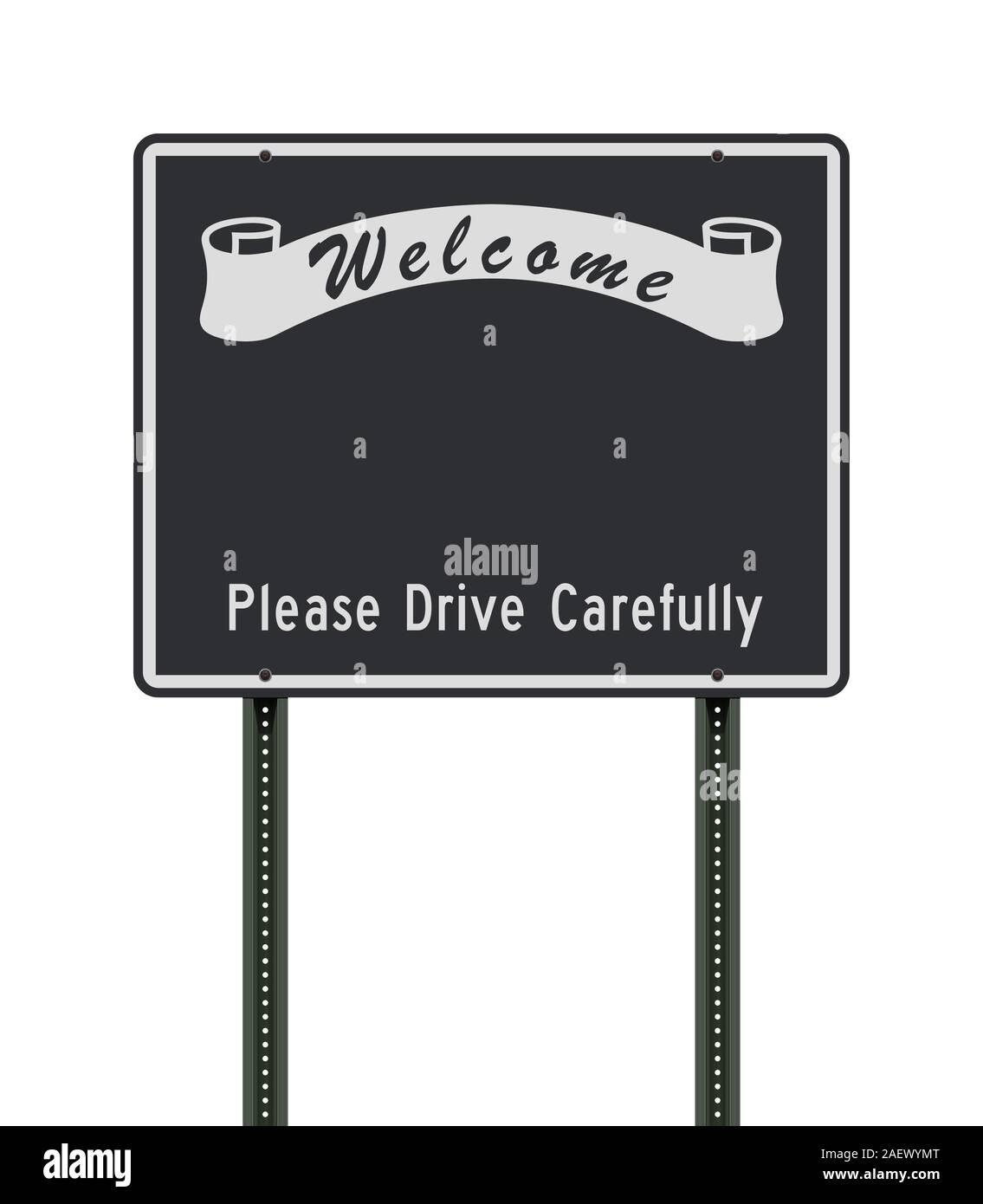 Printable Blank Signs B&W
